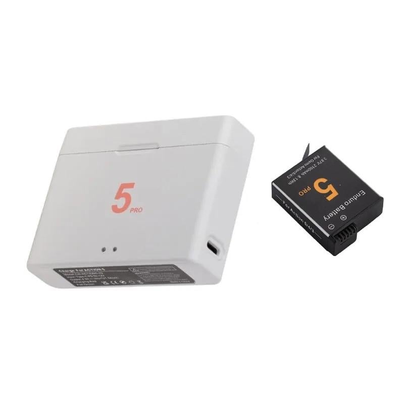 Комплект DJI Osmo Action 5 Pro 4 3 зарядний пристрій на 2 акумулятори/1 акумулятор (_02)