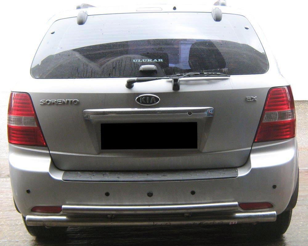 Задняя дуга AK002-Double CAN для Kia Sorento 2002-2009 гг. нержавеющая сталь Хром