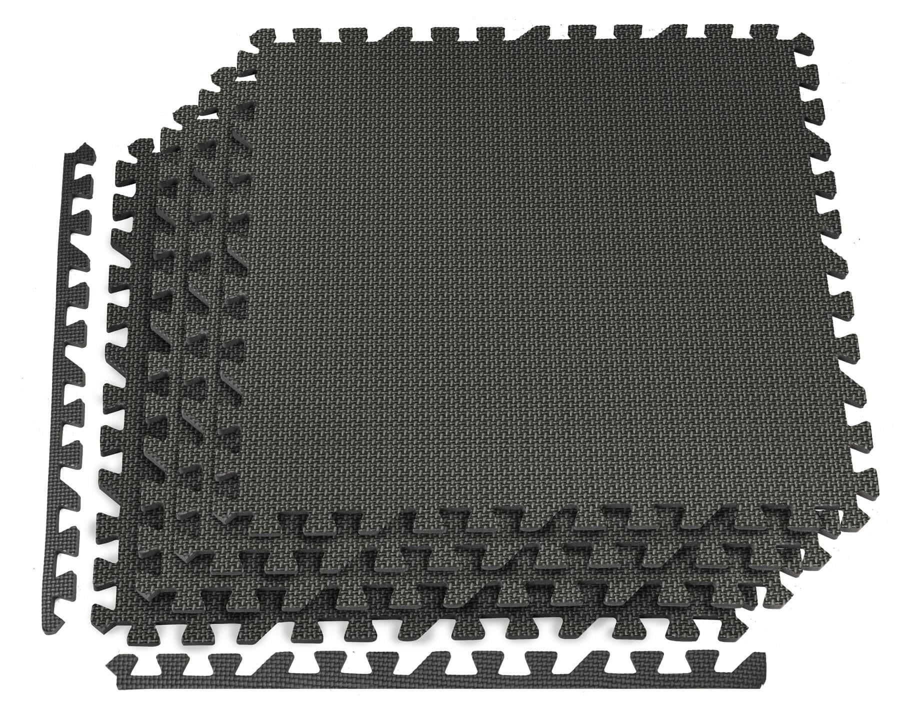 Мат-пазл Hop-Sport HS-A010PM EVA 1 см 4 частей Черный