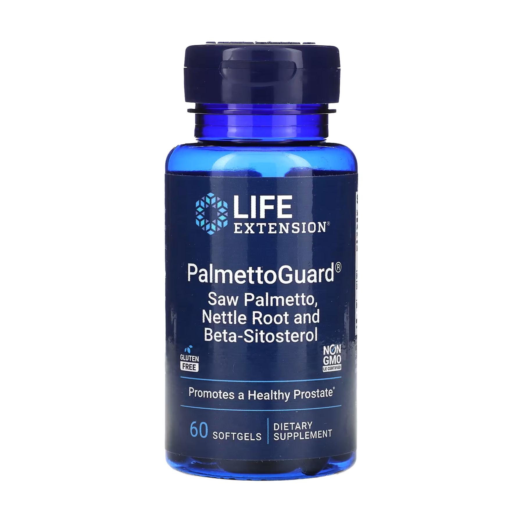 Натуральная добавка PalmettoGuard Saw Palmetto/Nettle Root Formula with Beta-Sitosterol 60 softgels (2023-10-3218)