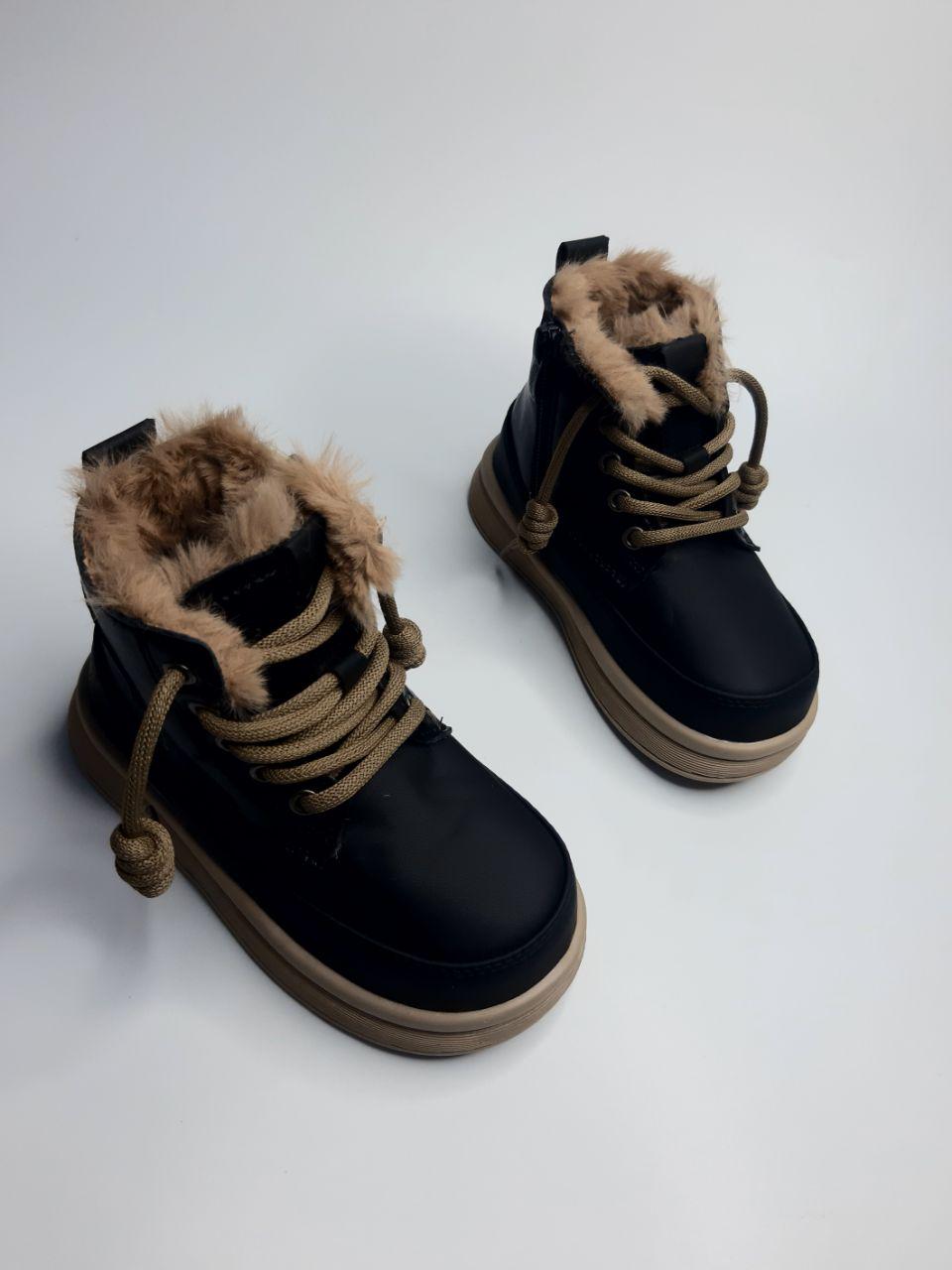 Ботинки зимние Clibee для девочки р. 31 19,7 см Черный (612-1 black) - фото 2 Ботинки зимние Clibee для девочки р. 31 19,7 см Черный (612-1 black) - фото 2