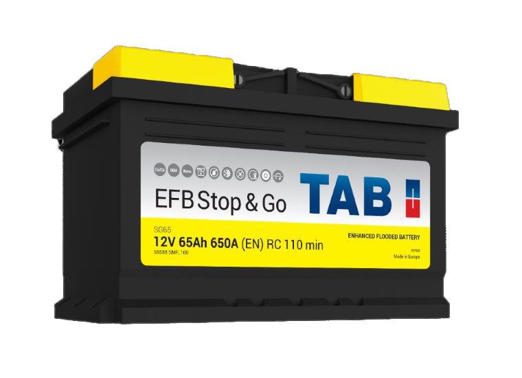 Акумулятор Tab EFB 0 Euro 65 Ah/12 V