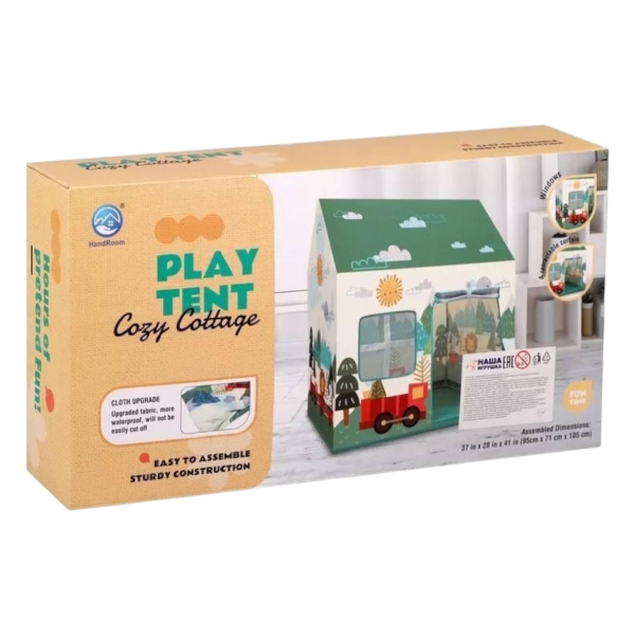 Детская игровая палатка "Домик" 5888-8 95x71x105 см Зеленый - фото 2 Детская игровая палатка "Домик" 5888-8 95x71x105 см Зеленый - фото 2