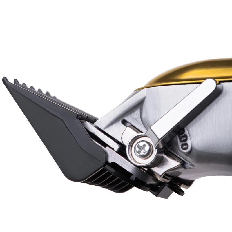 Машинка для стрижки волос Camry CR 2844 аккумуляторная 100 Вт с LCD дисплеем USB 4 насадки Gold - фото 7 Машинка для стрижки волос Camry CR 2844 аккумуляторная 100 Вт с LCD дисплеем USB 4 насадки Gold - фото 7