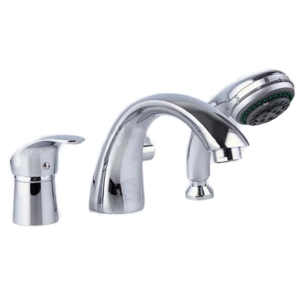 Змішувач на борт ванни Frap H21 F1121 1034079 на три отвори Хром (102327) Змішувач на борт ванни Frap H21 F1121 1034079 на три отвори Хром (102327)