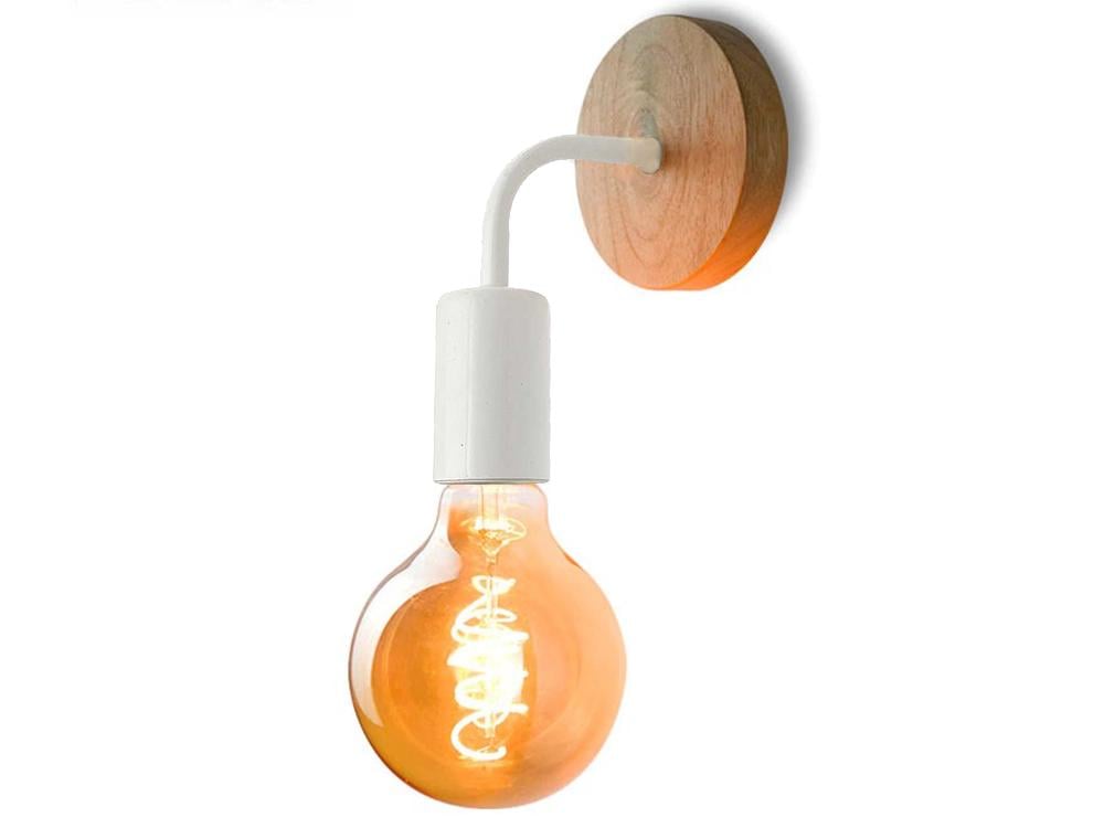 Бра деревянное в стиле лофт E27 220В (1007-315-01)