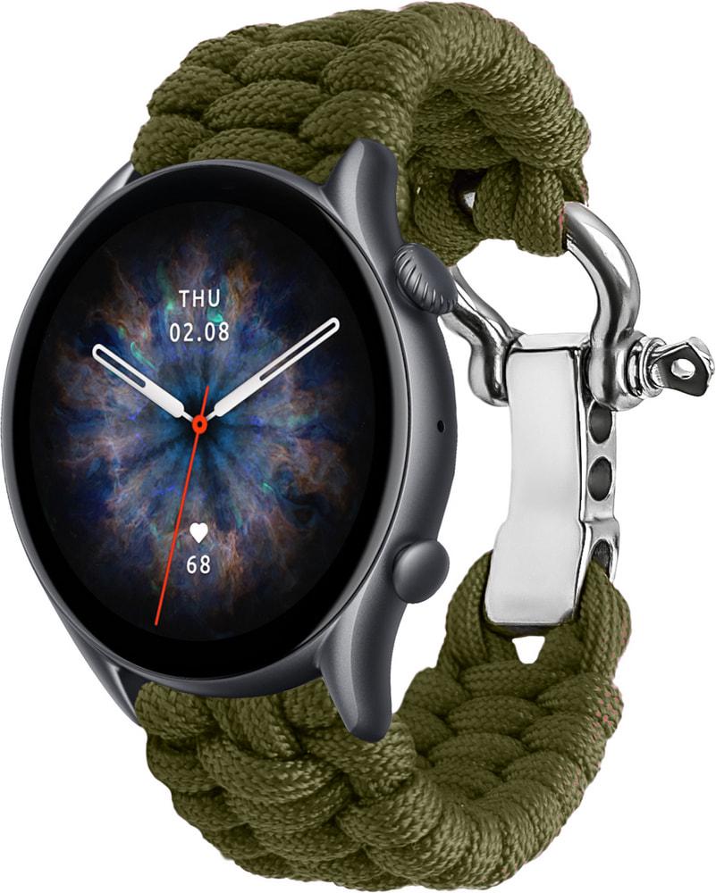 Ремінець з Паракорду Ruper для Amazfit GTR 3 Pro (22mm) Khaki (30816-17)