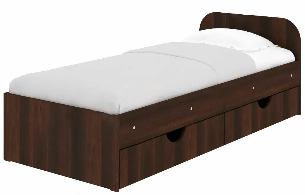 Кровать Соня 1 с ящиками Орех (00055pehot)