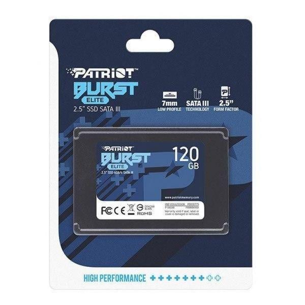 SSD-накопичувач Patriot Burst Elite 120GB 2,5" SATAIII TLC (PBE120GS25SSDR) - фото 3