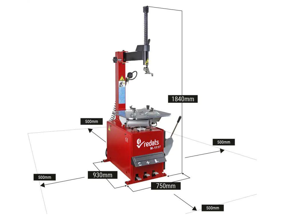 Верстат шиномонтажний напівавтоматичний REDATS M-111F - фото 8 Верстат шиномонтажний напівавтоматичний REDATS M-111F - фото 8