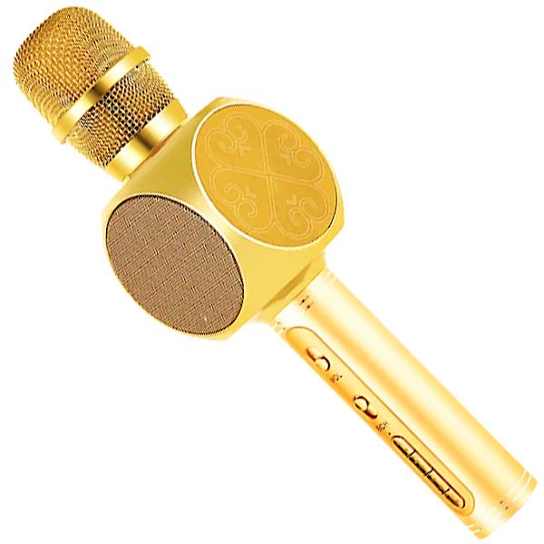 Беспроводной портативный Bluetooth микрофон Magic Karaoke YS-63 Pro Gold