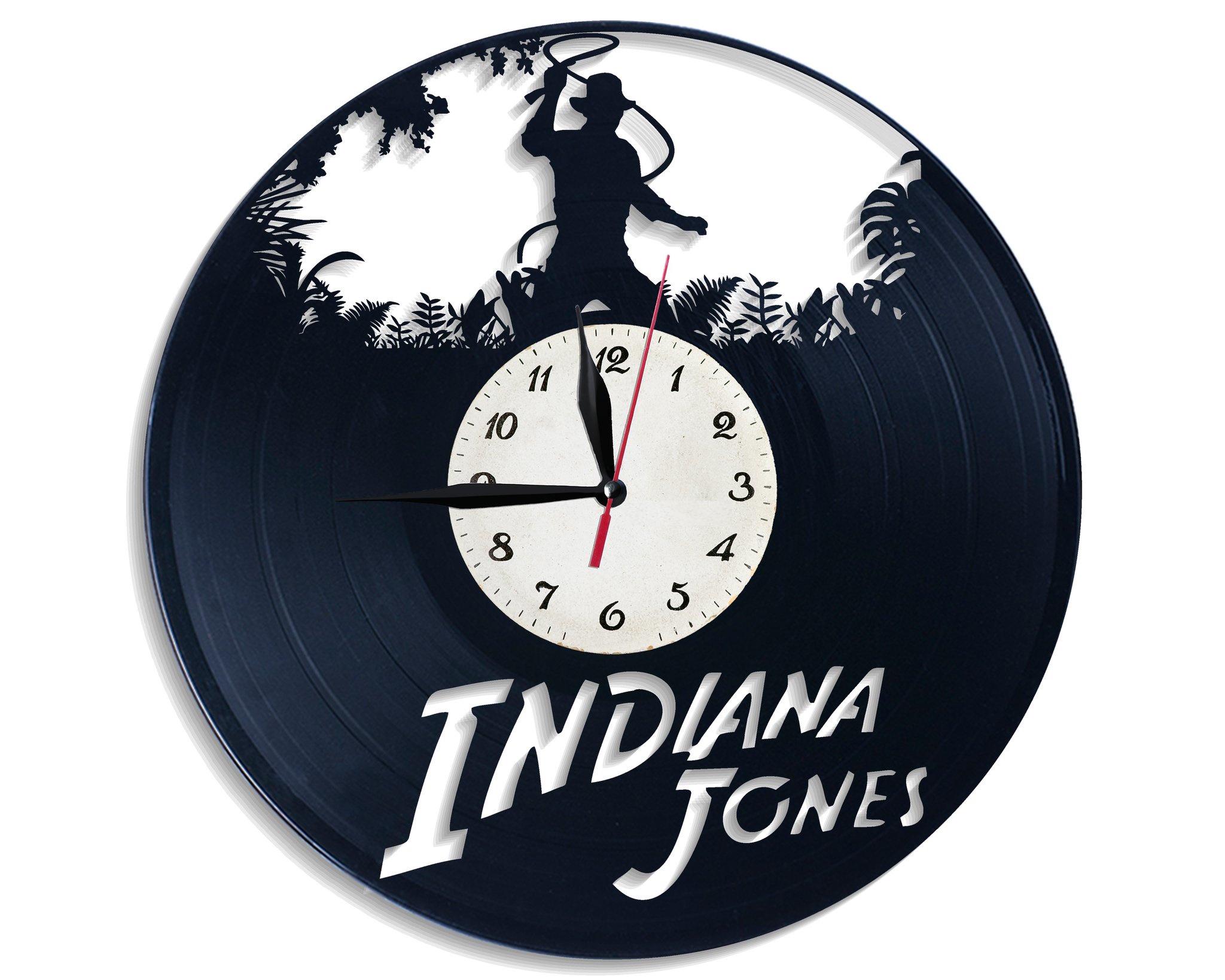 Часы настенные Индиана Джонс 2679 из виниловой пластинки