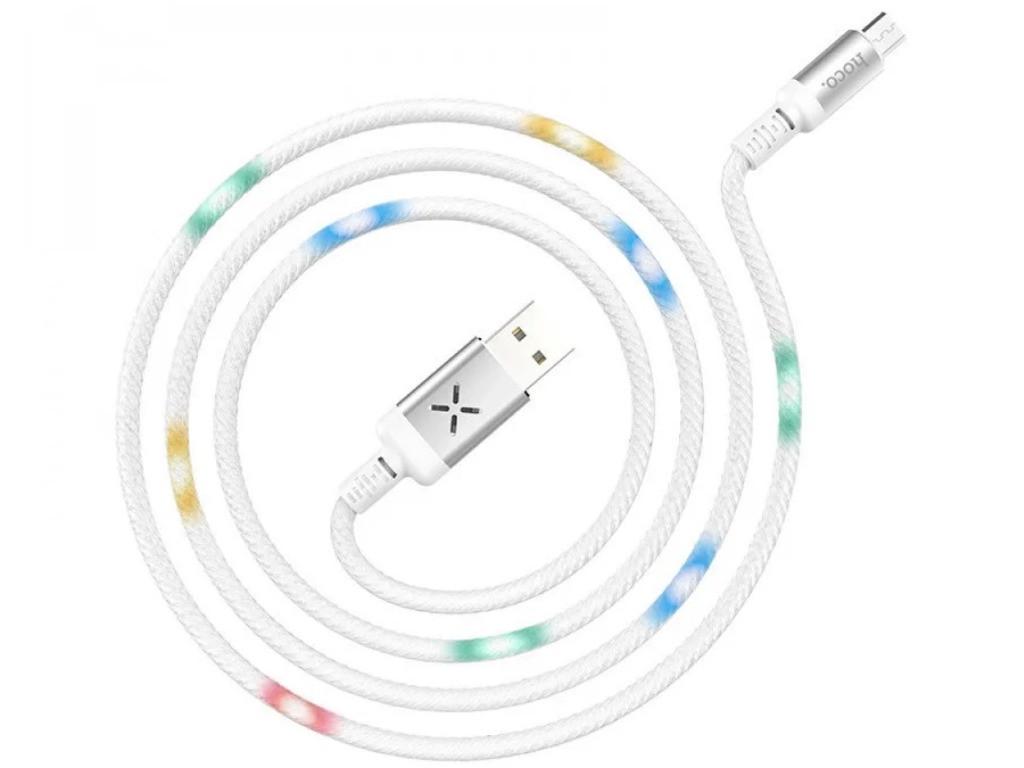 Кабель синхронізації Hoco U63 Spirit USB A to C USB Cable 1.2 m, White
