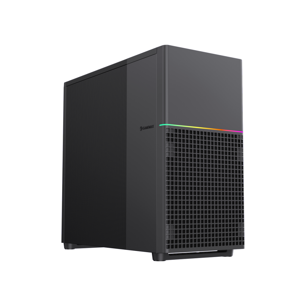 Корпус GameMax P31 BK Mid Tower ARGB без БП Black