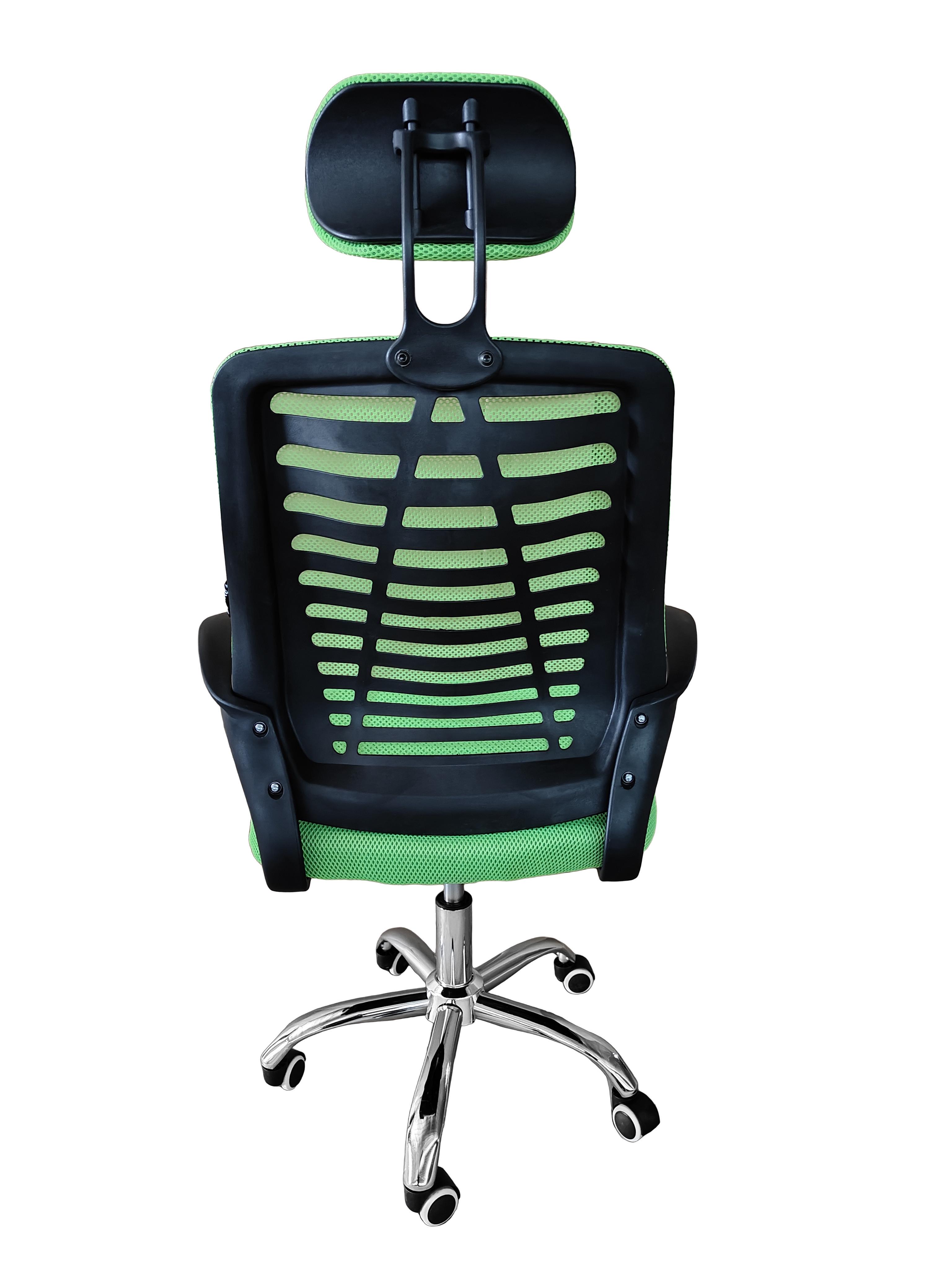 Кресло офисное компьютерное Bonro B-6200 Зеленый (4586) - фото 4 Кресло офисное компьютерное Bonro B-6200 Зеленый (4586) - фото 4