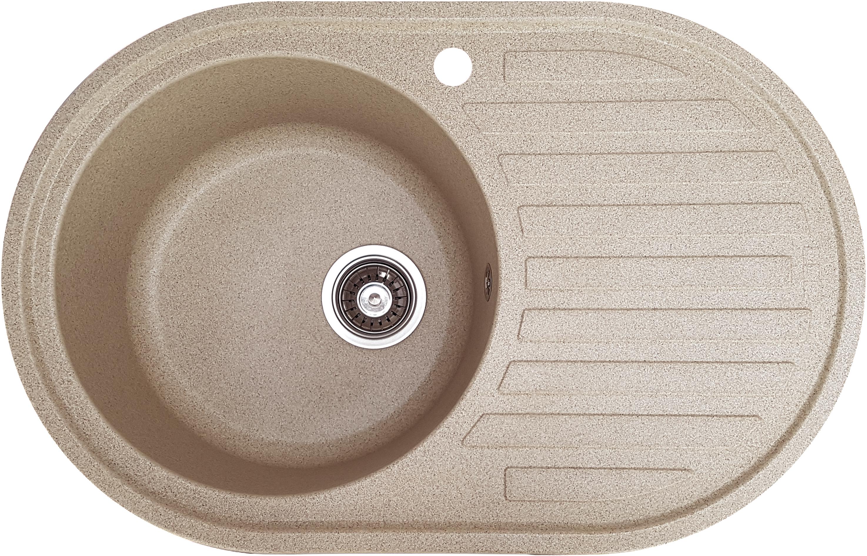 Мойка кухонная Valetti 27R 770х500 мм Бежевый