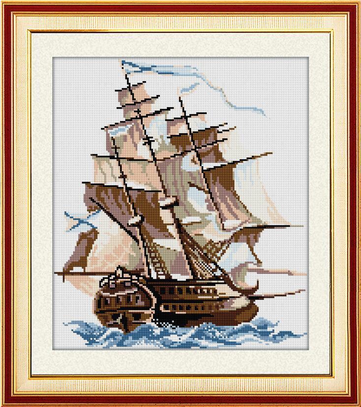 Алмазна мозаїка Dream Art Бригантина 39х43 см (DA.30581)