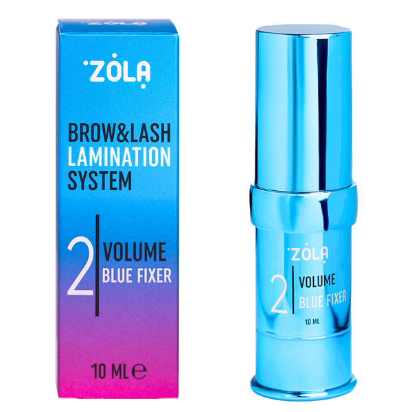 Состав для ламинирования ресниц и бровей Zola Color Lab 02 Volume Blue Fixer (011141)