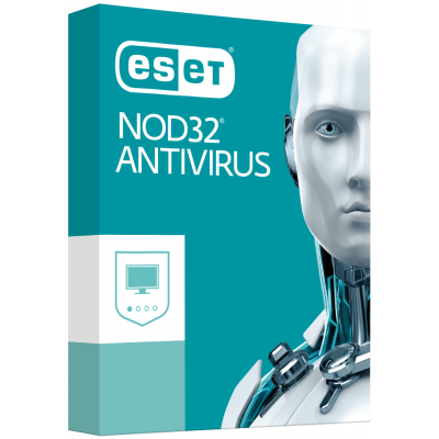 Антивірус ESET NOD32 Antivirus для 4 ПК ліцензія на 2 роки (151)