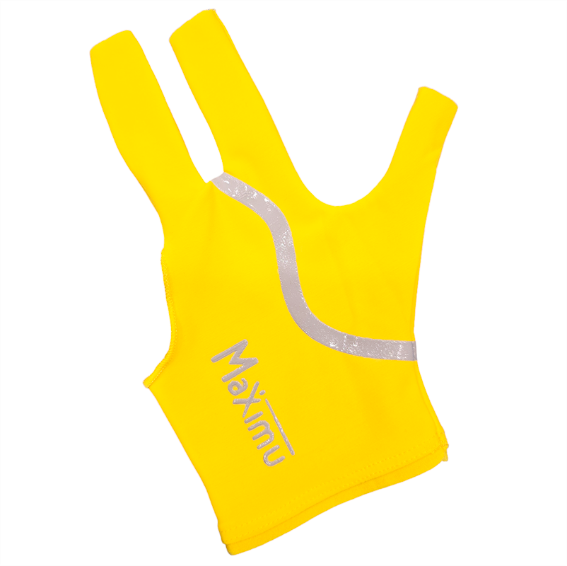 Перчатка бильярдная Maximu на правую и левую руку Желтый