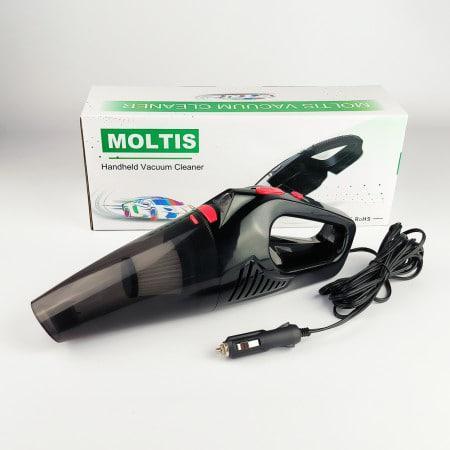 Автопылесос Moltis 120W проводной/подключение к прикуривателю Black/Red (N7)