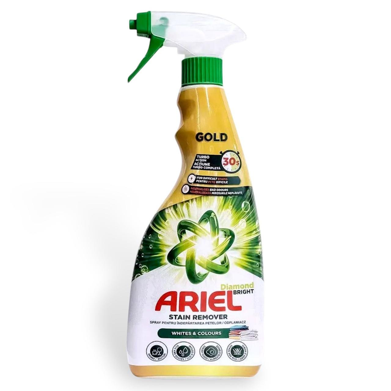 Спрей плямовивідник Ariel White&Color Gold 750 мл Спрей плямовивідник Ariel White&Color Gold 750 мл