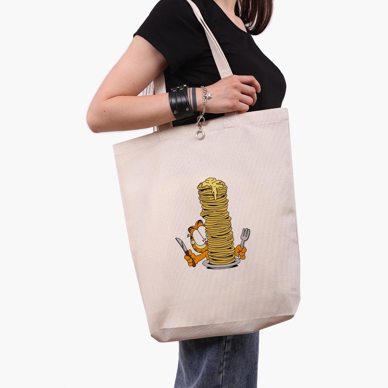 Эко сумка шоппер Garfield 41х39х8 см Бежевый (9227-2042-WTD) Эко сумка шоппер Garfield 41х39х8 см Бежевый (9227-2042-WTD)