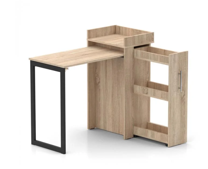 Стол-тумба трансформер Knap Knap Rand из карго 2в1 107х50х93,3 см Дуб сонома
