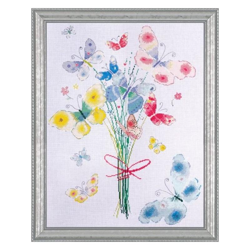 Набор для вышивания крестиком Design Works 2764 Butterfly Bunch (18922)