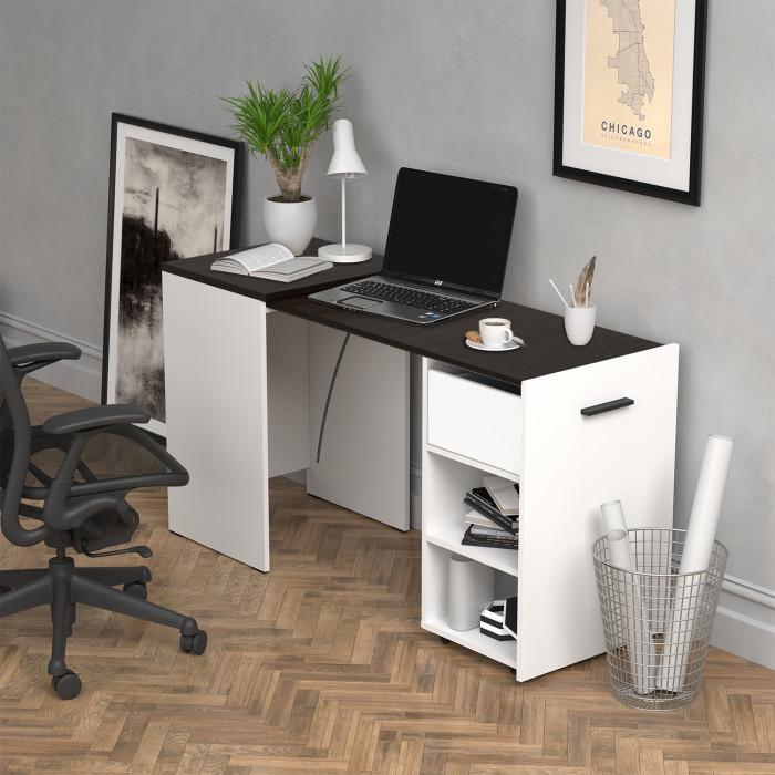 Стол-трансформер Knap Hobana Box 1 World 140х50х75 см Белый/венге (S201010120) - фото 4