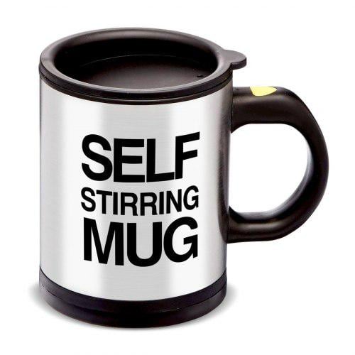 Кружка-мешалка с крышкой Self Stirring Mug Черный (f3592537)