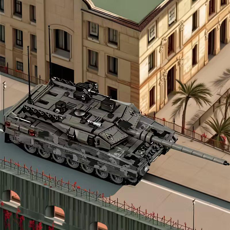 Конструктор Танк Leopard 2А7 1009 дет. (811) - фото 3