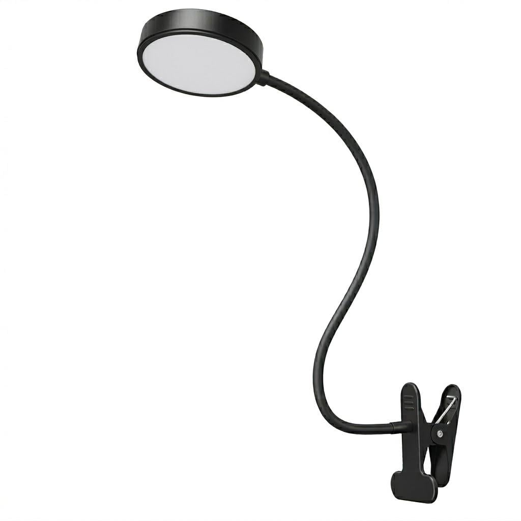 Лампа настільна на прищіпці Locusent Clip-on Light 72 LED з регулюванням яскравості та таймером (33493527)