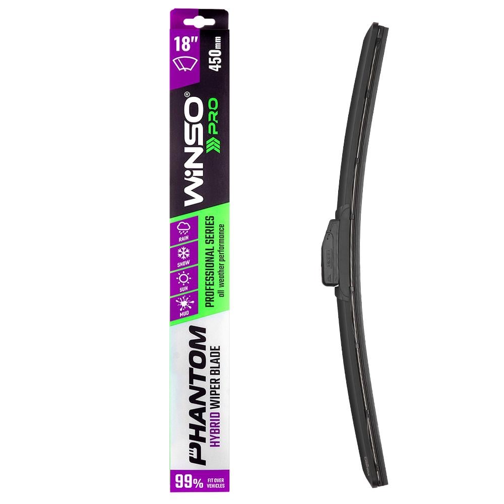 Щетка стеклоочистителя гибридная WINSO Pro Phantom 18/450 мм (118450)