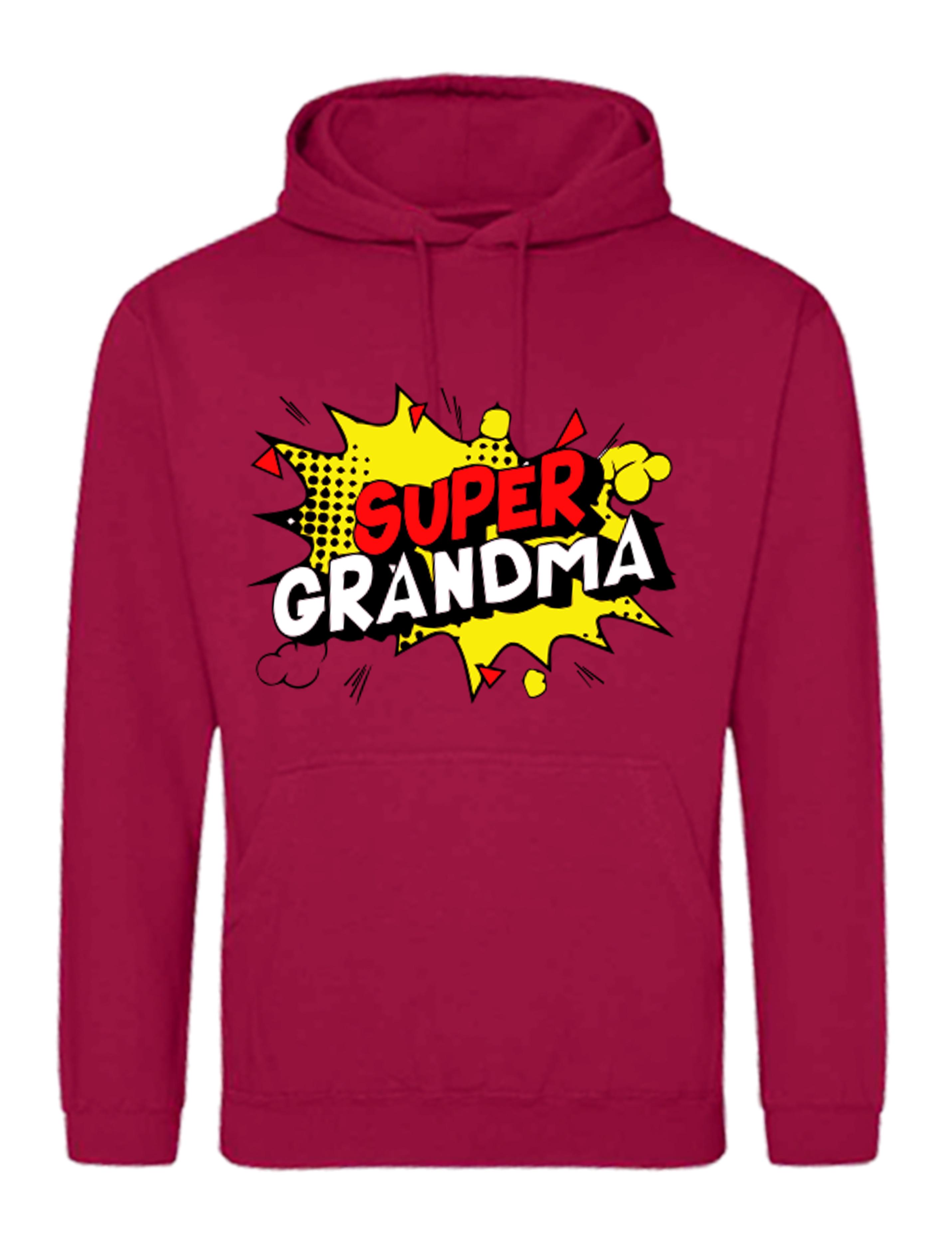 Худі "Super Grandma" L Бордовий (NI502.BU.L-3)