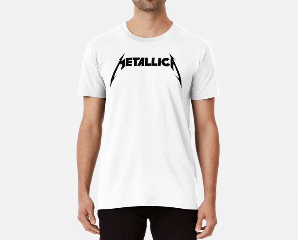 Футболка мужская Stedman с принтом Metallica M Белый (ПН111-8)