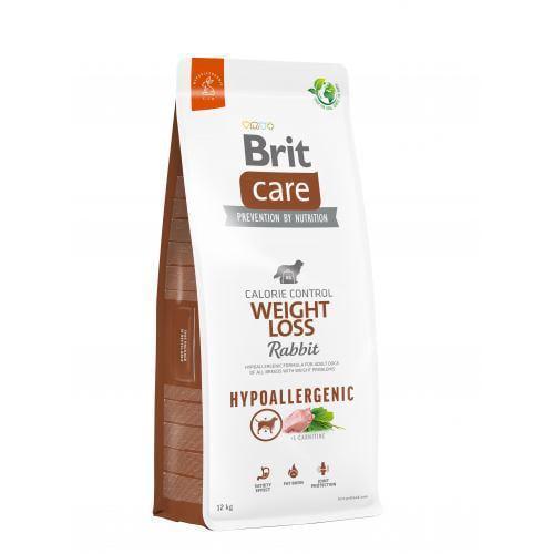 Корм сухой Brit Care Dog Hypoallergenic Weight Loss для собак с лишним весом гипоаллергенный с кроликом 12 кг
