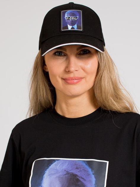 Кепка женская Karl Lagerfeld KARL ARCHIVE CAP 226W3421-999 One Size Черный (800070289876) - фото 5 Кепка женская Karl Lagerfeld KARL ARCHIVE CAP 226W3421-999 One Size Черный (800070289876) - фото 5