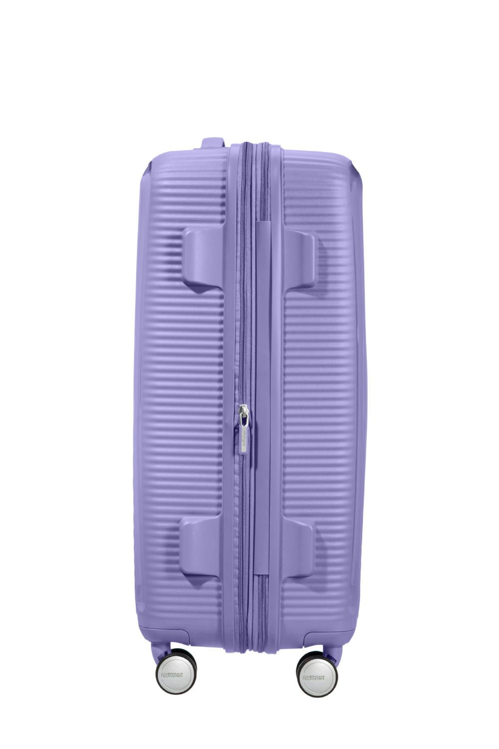 Чемодан American Tourister Soundbox 67х56,75х29/32 см Голубой (32G/82002) - фото 4