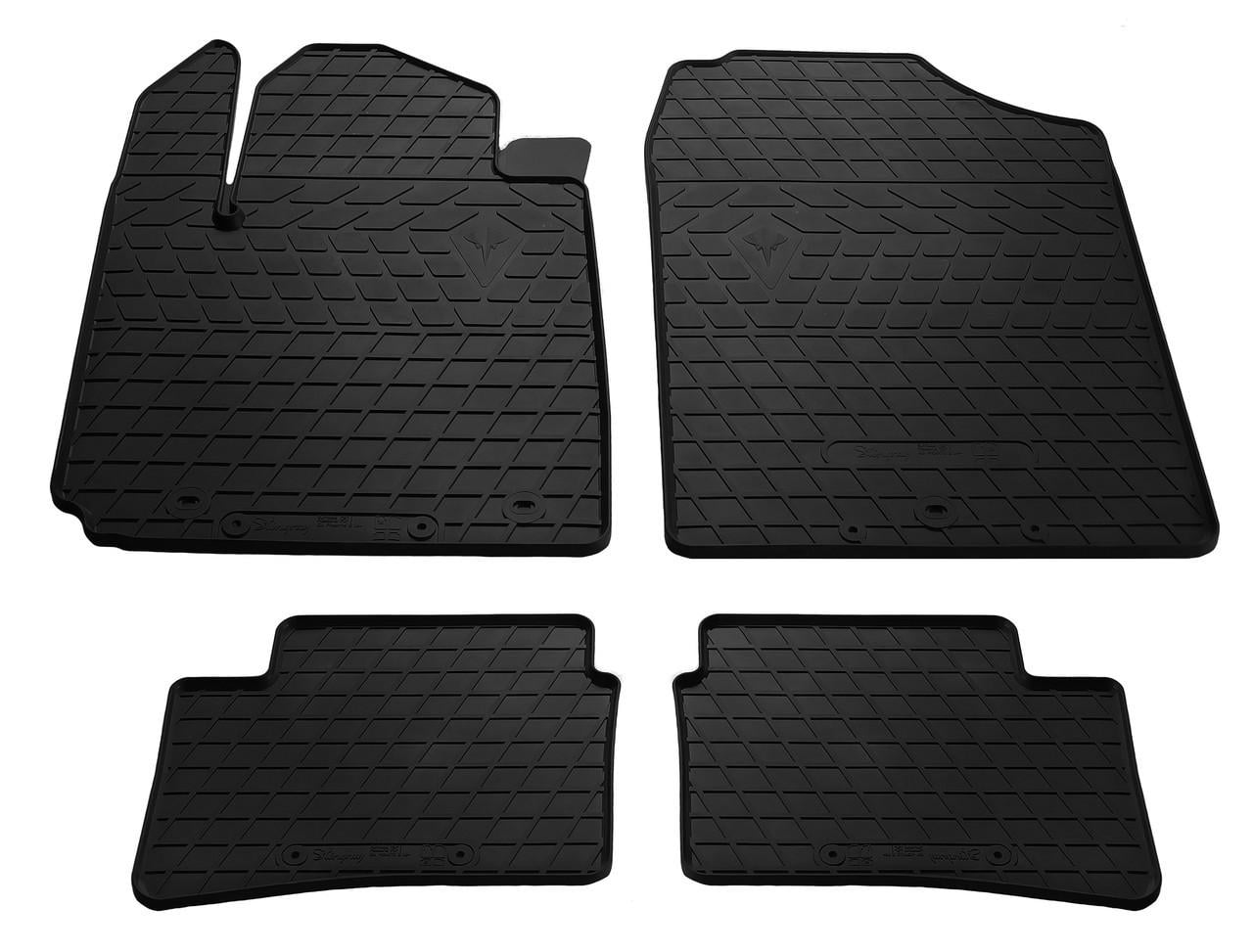 Коврики резиновые Stingray Kia Picanto III 16- design 2016 4 шт. (1010134)