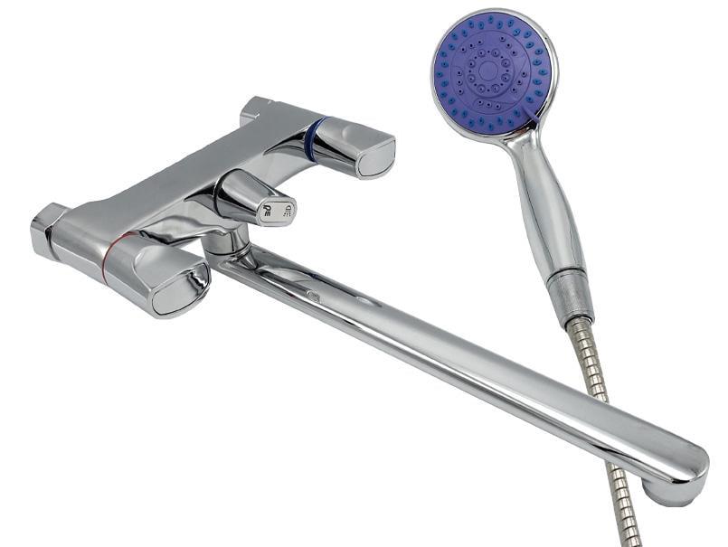 Смеситель для ванны MILLZ излив прямой 30 см Хром (RS-MRS-02-X-010)