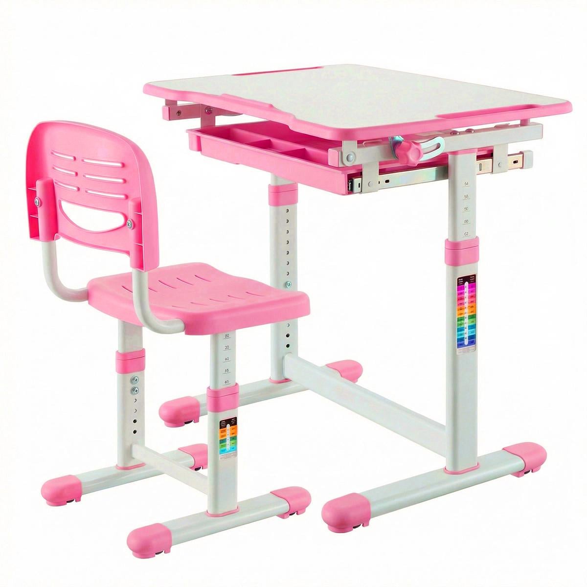 Парта-трансформер SECTOR Афина со стулом Pink (33557636)