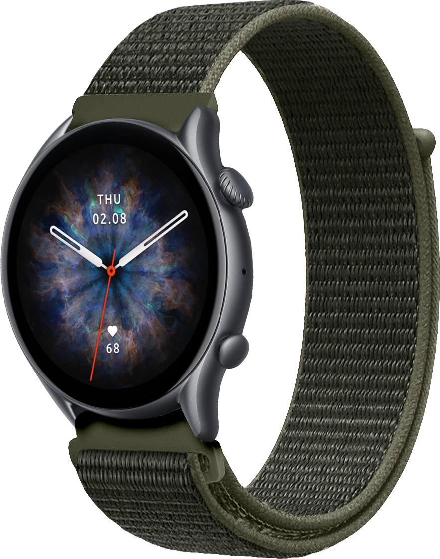 Ремешок нейлоновый Sport Loop для Amazfit GTR 3 Pro Khaki (17276-17) Ремешок нейлоновый Sport Loop для Amazfit GTR 3 Pro Khaki (17276-17)