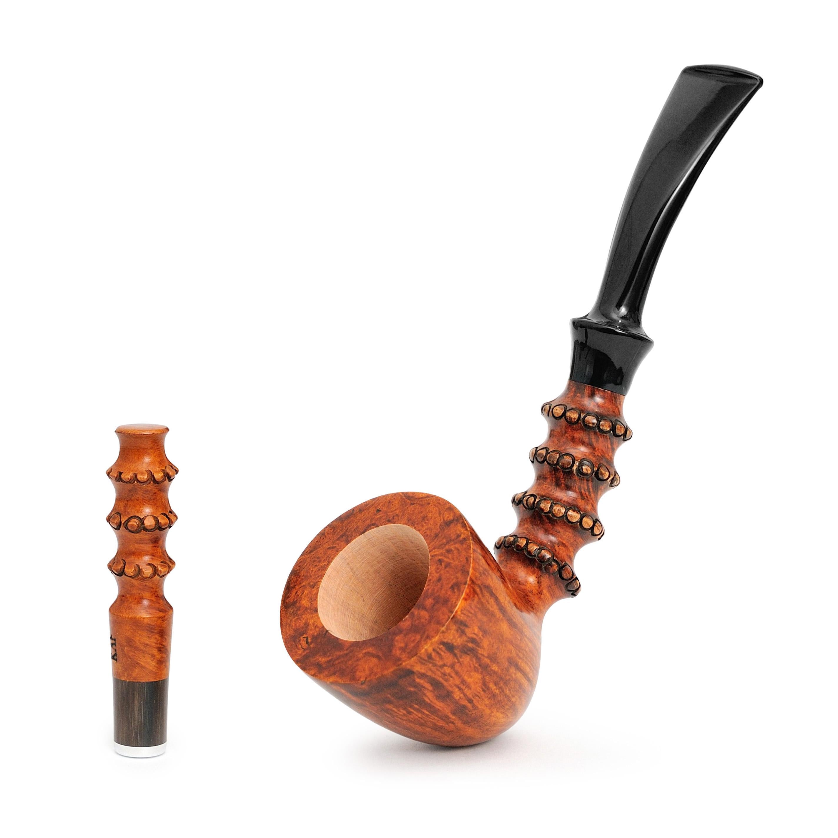 Люлька для паління з дерева бріара KAFpipe №1256