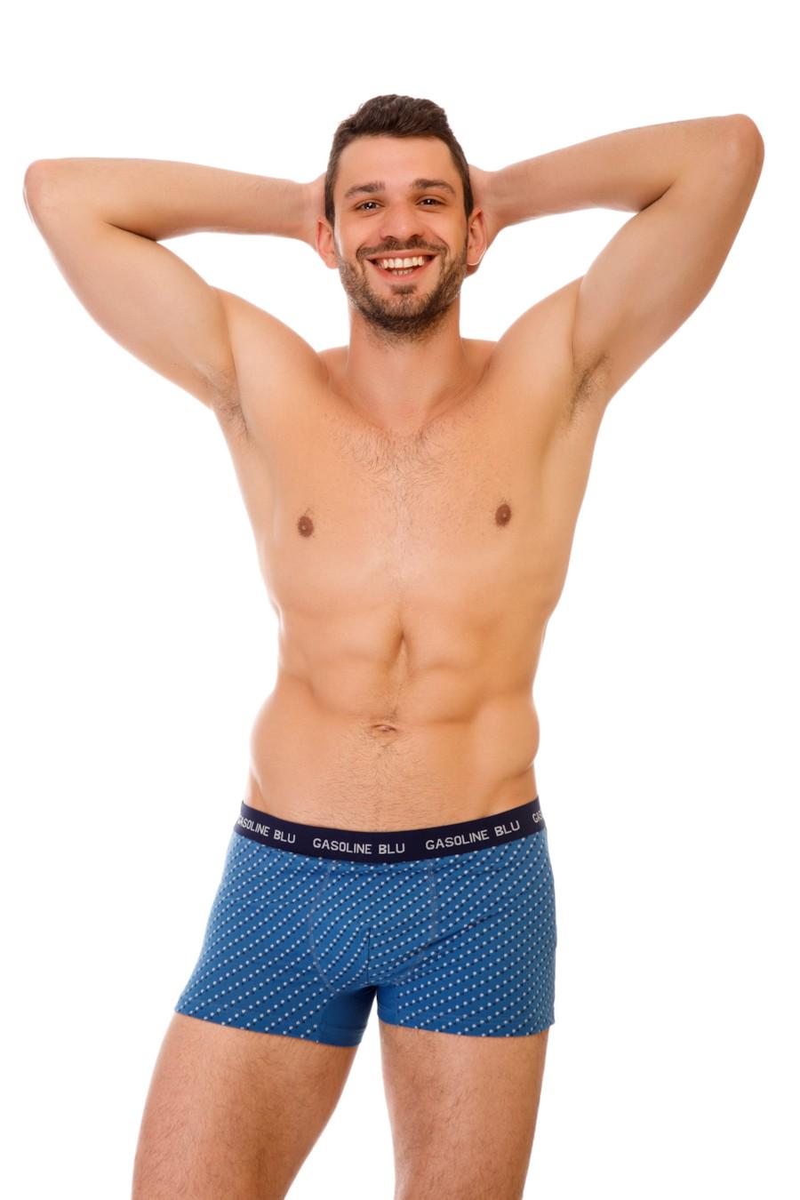 Трусы боксеры Gasoline Blu р. 52/XL Синий (70849)