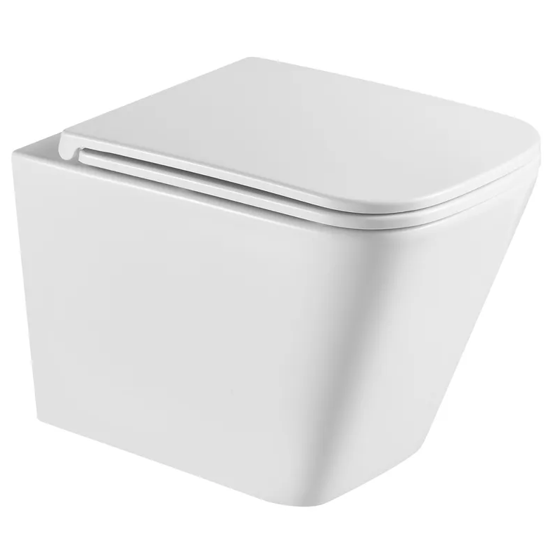 Подвесной унитаз MIXXUS Premium Quadro-0301-T3 490x340x360 мм система смыва TORNADO 3.0 (MP6453)