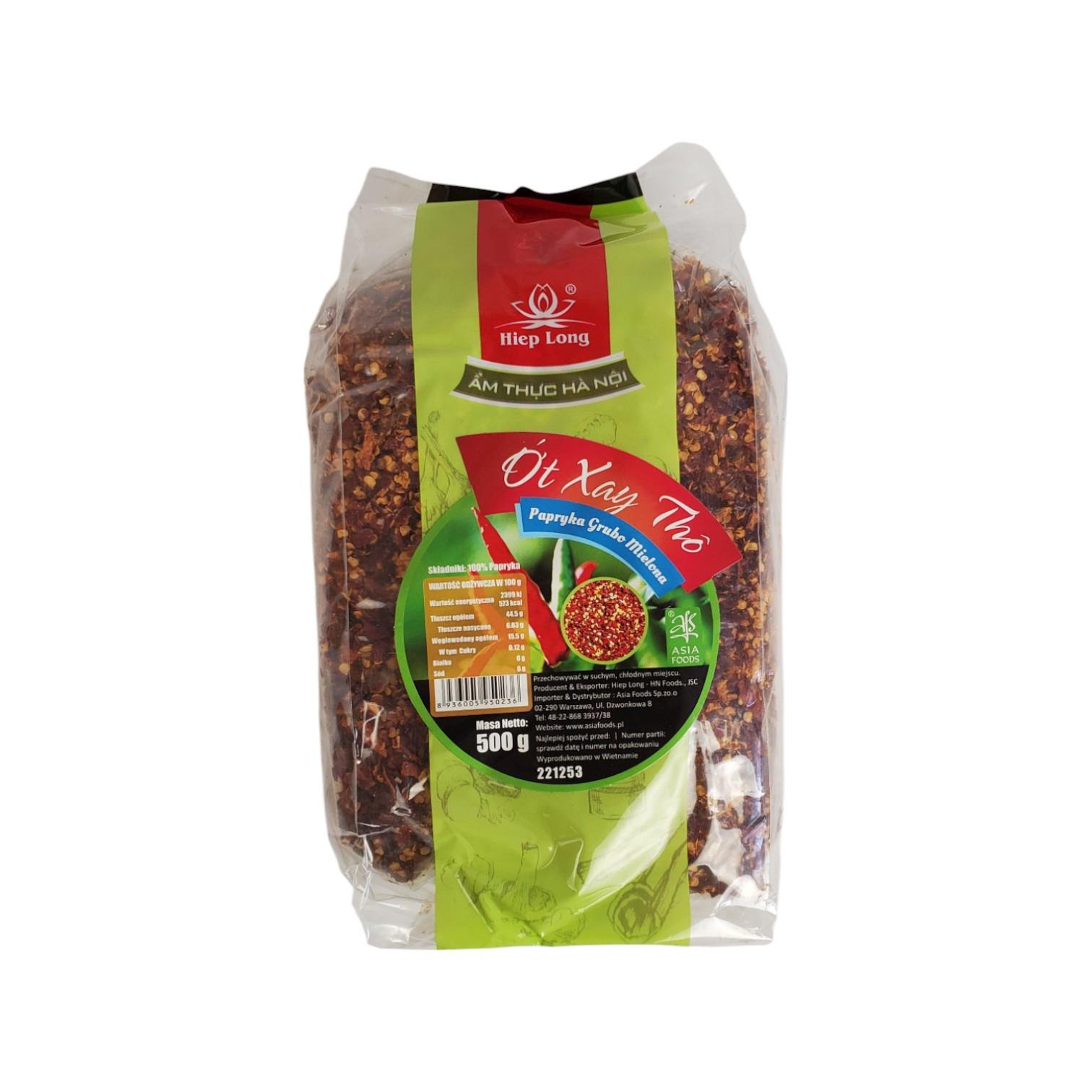 Паприка чилі Hiep Long грубого помолу 500 г (AF221253) Паприка чилі Hiep Long грубого помолу 500 г (AF221253)