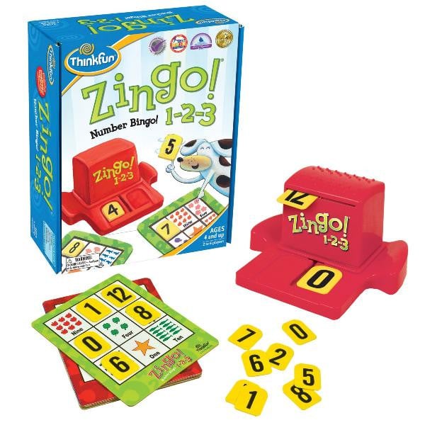 Игра зинго Thinkfun zingo 1-2-3 (7703)