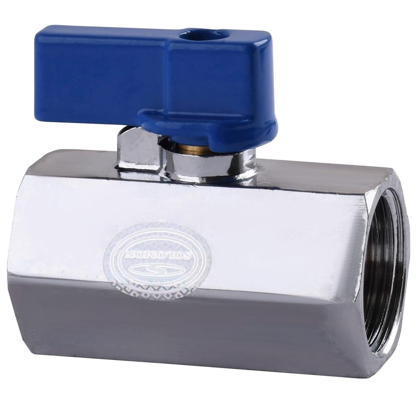Кран шаровой Solomon NV-3024 000000966 1/2" ВВ мини ручка (104483) Кран шаровой Solomon NV-3024 000000966 1/2" ВВ мини ручка (104483)
