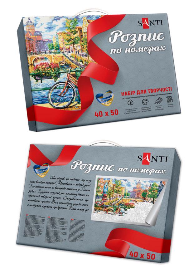 Картина по номерам Santi в подарочной коробке Тропиканка 40x50 см (953908) - фото 2 Картина по номерам Santi в подарочной коробке Тропиканка 40x50 см (953908) - фото 2